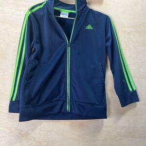 Adidas Blue and Lime Jacket